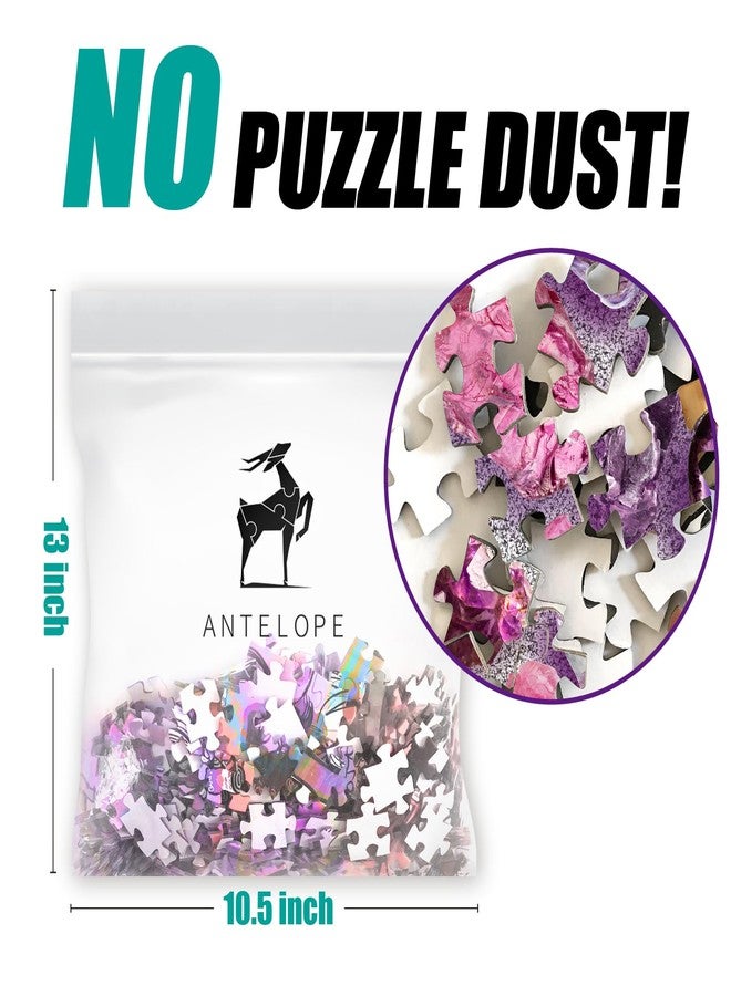 Antelope - 1000 Piece Puzzle for Adults, Chromatic Crystals - Jigsaw Puzzles 1000 Pieces, High Resolution, Matte Finish, No Dust - Image 5